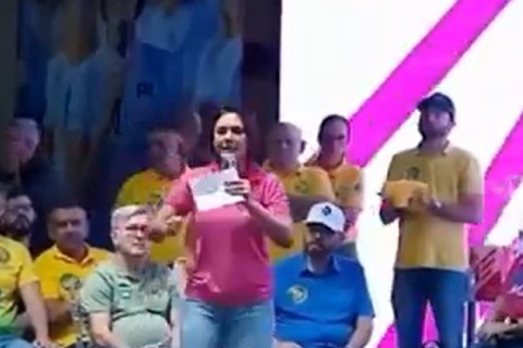 No Nordeste, Michelle chama Lula de “pinguço” e defende retorno de Bolsonaro