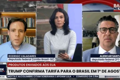 Deputado discute com jornalista ao vivo: “Malabarismo”