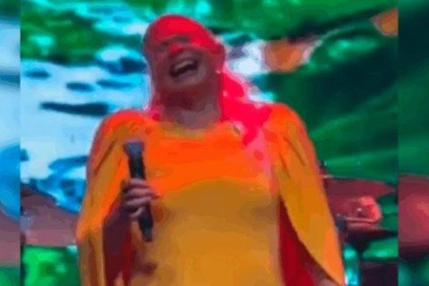 Fafá de Belém debocha de Bolsonaro em show e público grita “vai pra cadeia”