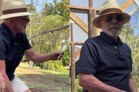 Após oferecer jaboticaba a Trump, Lula planta uva no Alvorada e manda novo recado ao presidente dos EUA