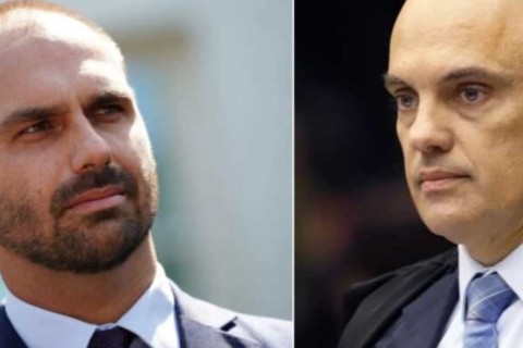 “Agora todo mundo sabe que o Moraes não vai!” – Eduardo Bolsonaro ironiza após sanção dos EUA