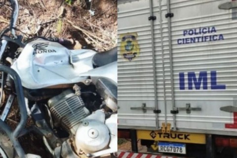 Tragédia em Goiás: motociclista morre ao perder o controle e bater em árvore na GO-462