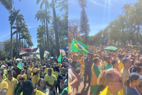 Reaja Brasil: multidão toma BH para exigir impeachment de Moraes e Lula