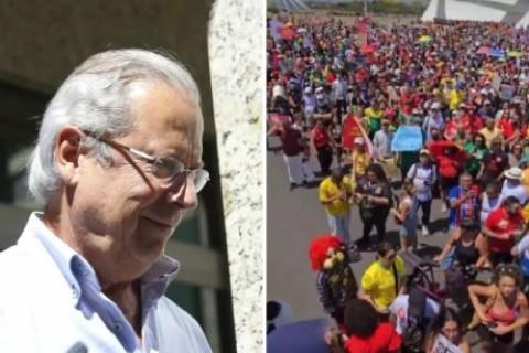 “Vamos reeleger Lula”, afirma José Dirceu em ato da esquerda