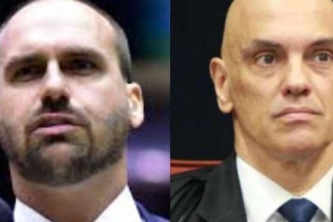 URGENTE: Moraes bloqueia bens, contas e Pix de Eduardo Bolsonaro