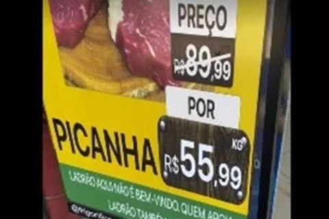 Após remover faixa “antipetista”, frigorífico faz novo anúncio