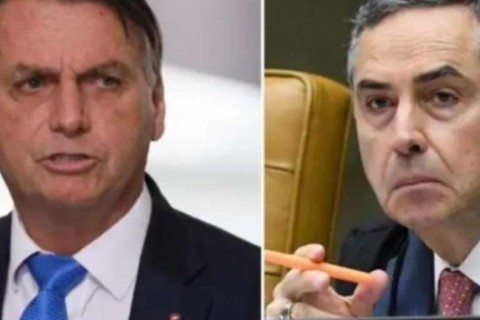 Barroso protagoniza cena patética para atingir Bolsonaro