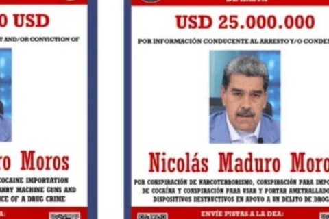 EUA oferecem recompensa de US$ 25 milhões por informações que levem à prisão de Nicolás Maduro