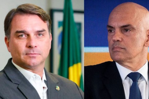 Flávio Bolsonaro afirma que Moraes precisa de tratamento psiquiátrico