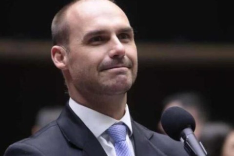 Na Casa Branca, Eduardo trata da posição de Lula sobre Israel