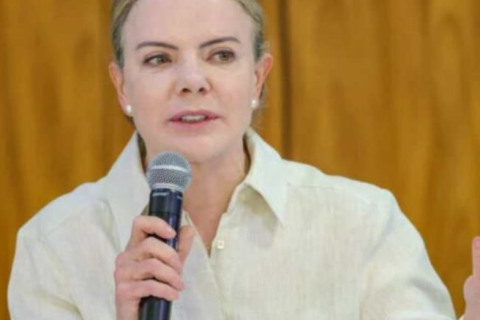 Gleisi tenta culpar Bolsonaro pelo IOF alto, mas é desmentida nas redes