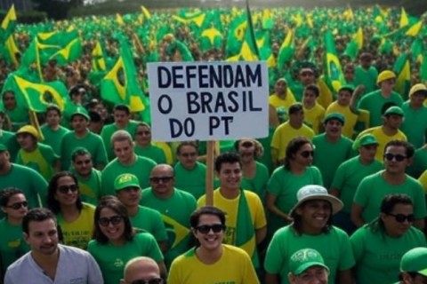 “Defenda o Brasil do PT” domina redes como resposta ao governo Lula