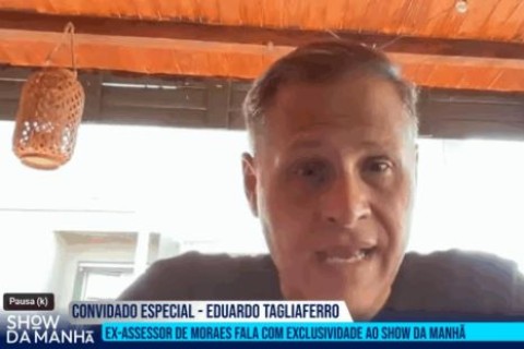 Tagliaferro entrega provas contra Moraes para TV internacional