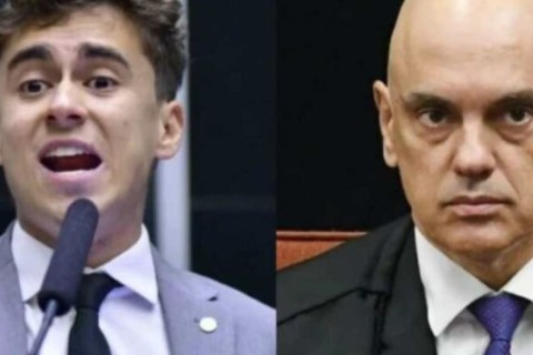 Moraes segura há 2 meses pedido para visita de Nikolas a Bolsonaro