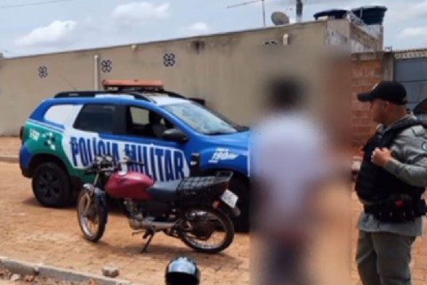 Menino de 12 anos é pego com meio kilo de maconha após tentar fugir da PM