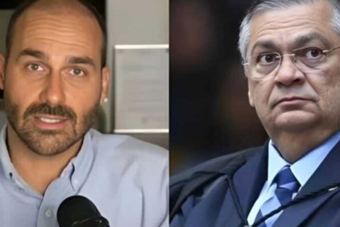 Eduardo Bolsonaro manda recado direto a Flávio Dino