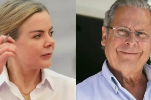 Gleisi desautoriza Dirceu: ‘Não cabe’ comentar pena de Bolsonaro