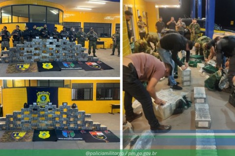 Mais de 500 kg de cocaína tirados de circulação, um criminoso atrás das grades e um prejuízo de R$ 20 milhões para o tráfico!