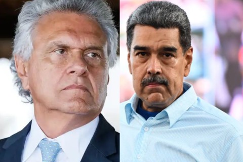 Governador de Goiás, Ronaldo Caiado, comemora a captura de Maduro