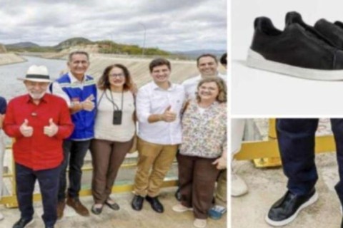 TÊNIS DE R$ 10 MIL EM AGENDA NO SERTÃO? LULA CHAMA ATENÇÃO COM LUXO EM VISITA A REGIÃO DE DESIGUALDADE