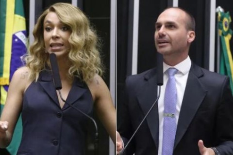 Esquerda tenta silenciar Eduardo Bolsonaro com pedido de bloqueio total