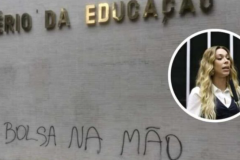 Alvo da PF por pichar prédio do MEC é assessor de Erika Hilton